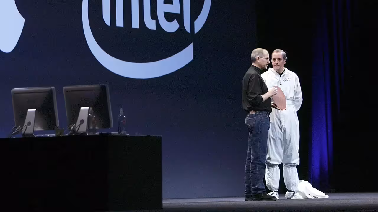 Steve Jobs Paul Otellini 2006